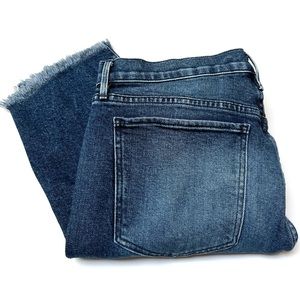 3x1 NYC Frayed Hem Crop Jeans 28